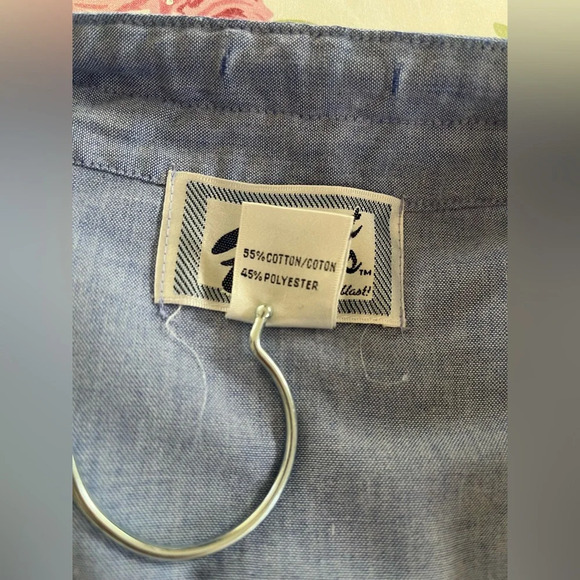 VINTAGE 90’s Blast Blues Grandmacore Size Large Polo Pullover Snap Buttons - Picture 12 of 12